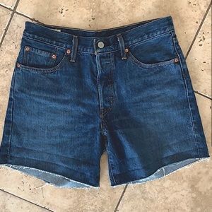 Levi’s 501 Mid Thigh Denim Shorts